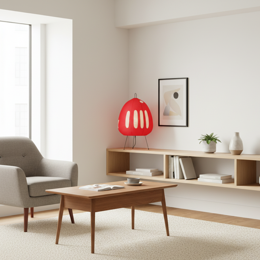 Modern Floor Lamp - Rice Paper Wabi Sabi