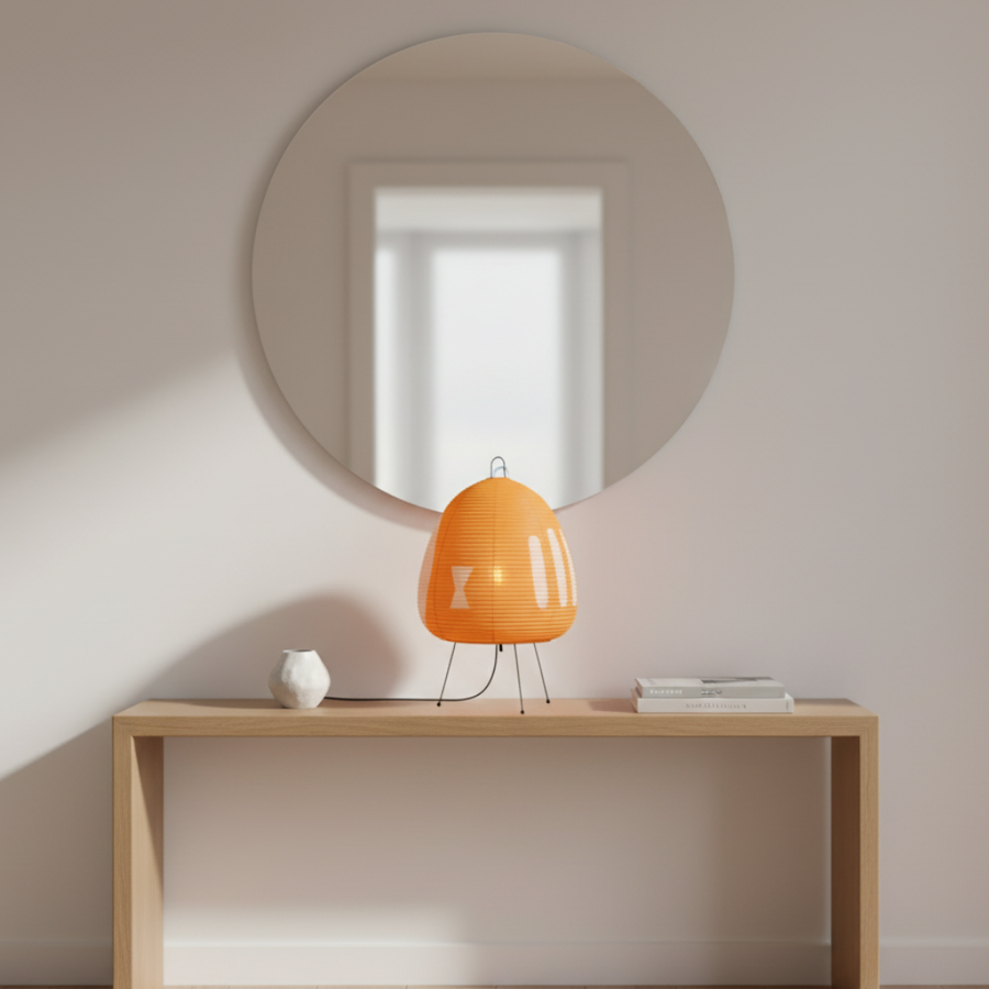 Modern Floor Lamp - Rice Paper Wabi Sabi
