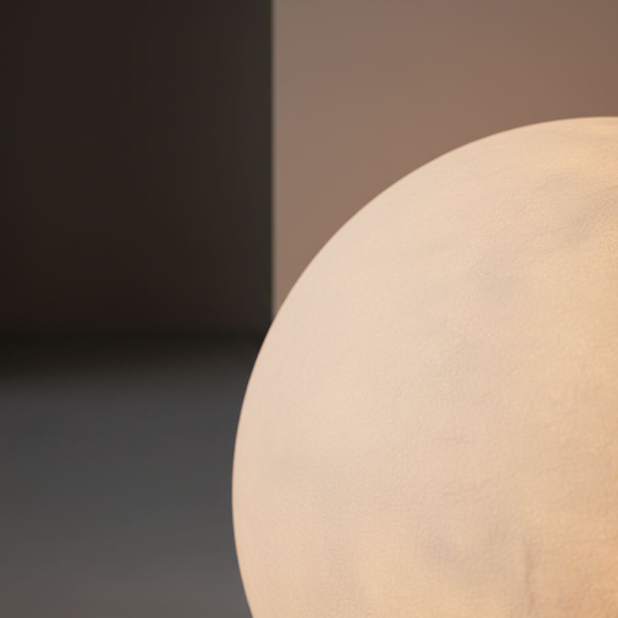 Modern Floor Lamp - Globe Pendant Design