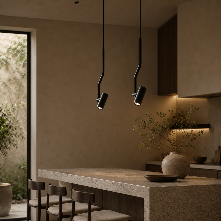 Adjustable LED Pendant Light - Minimalist Spot Lighting
