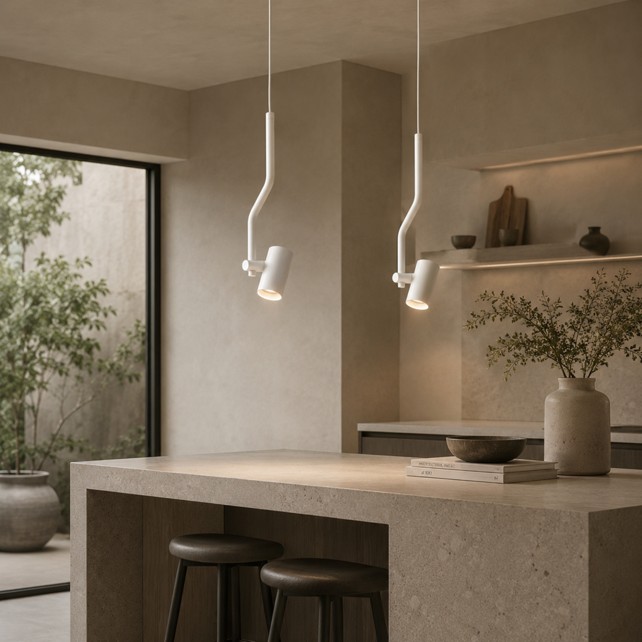 Adjustable LED Pendant Light - Minimalist Spot Lighting