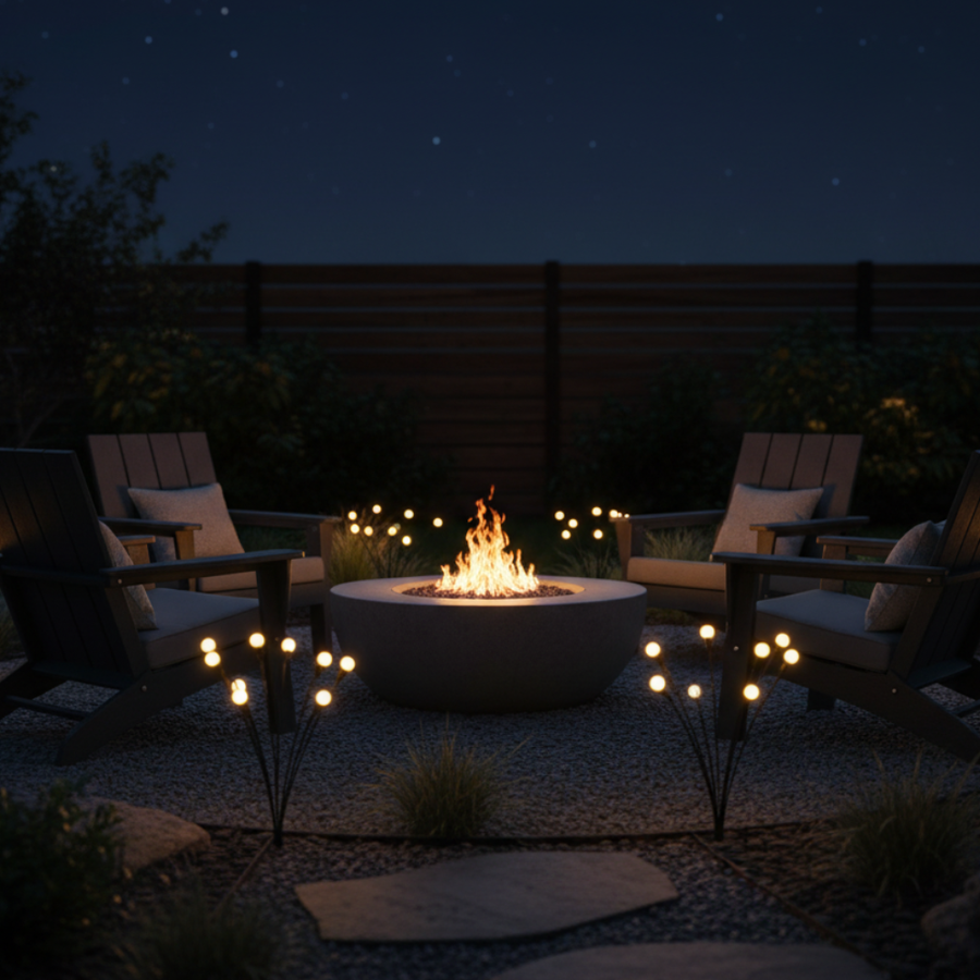 Elegant Solar Firefly Garden Lights | Waterproof Outdoor Lighting with 120 Lumens for Stunning Gardens or Patios