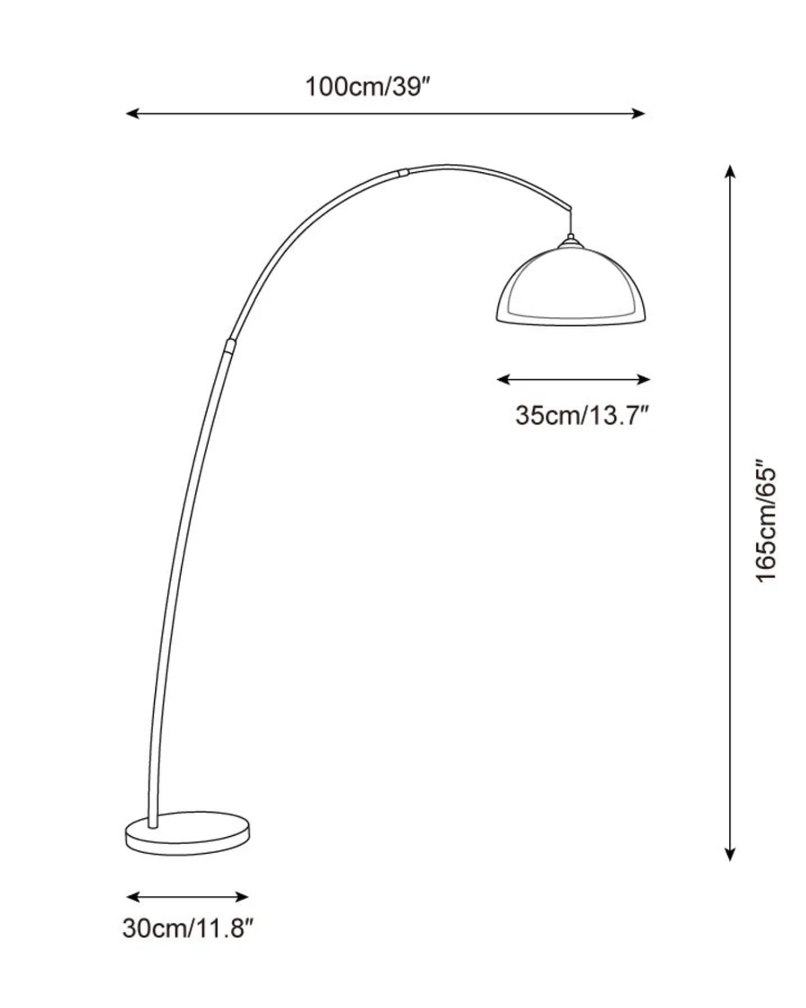 Modern Floor Lamp - Arc Standing Light