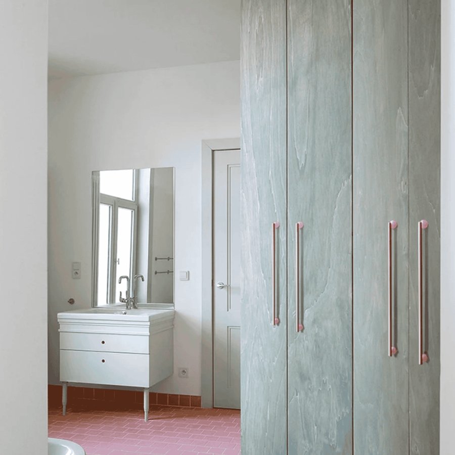 Marble Knob - Satin Brass Cabinet Hardware
