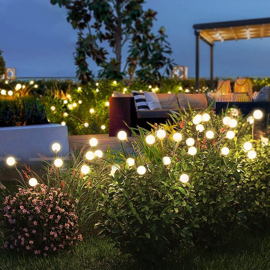 Elegant Solar Firefly Garden Lights | Waterproof Outdoor Lighting with 120 Lumens for Stunning Gardens or Patios