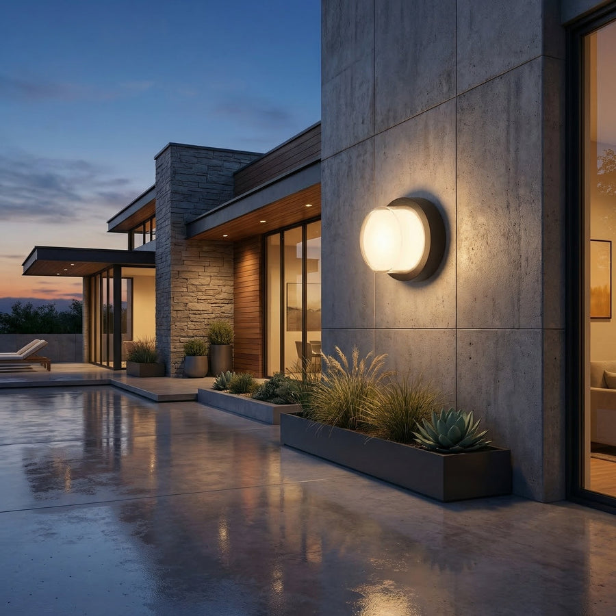 IP65 Outdoor LED Wall Light – 12W Garden & Patio Lamp