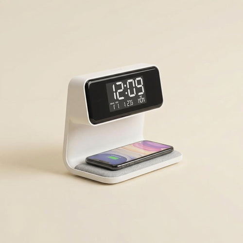 3-in-1 Wireless Charging Alarm Clock Night Light