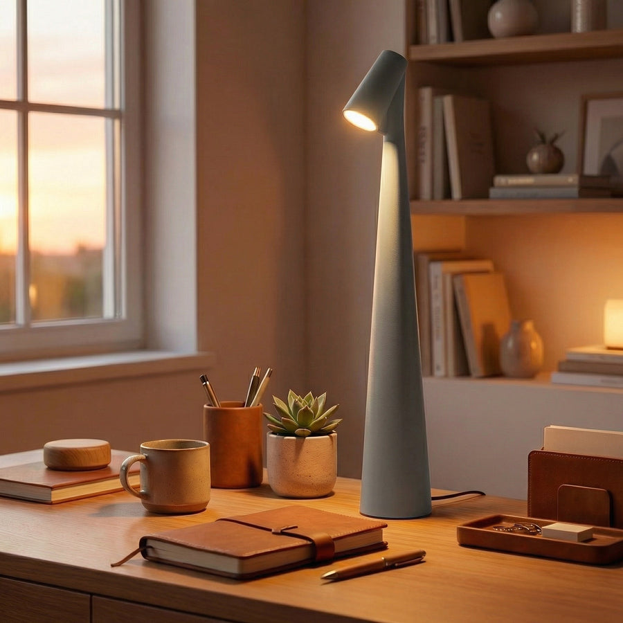 Rechargeable LED Table Lamp – Touch Dimming, 3 Colour Modes