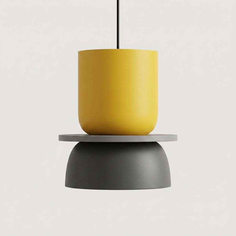 Nordic Macaron Pendant Light – Colourful Acrylic Chandelier