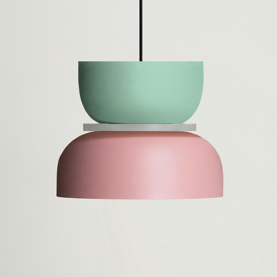 Nordic Macaron Pendant Light – Colourful Acrylic Chandelier