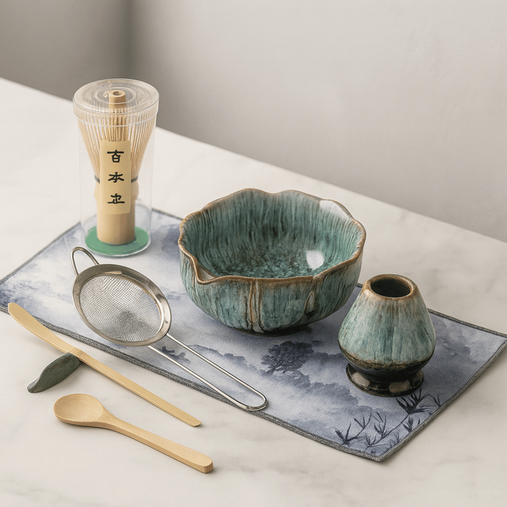 Matcha Set Handcrafted - Japanese Ceramic Tea Kit