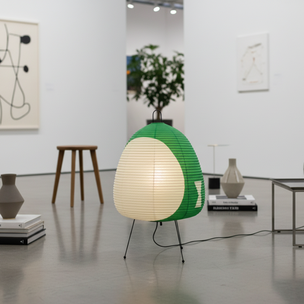 Modern Floor Lamp - Rice Paper Wabi Sabi