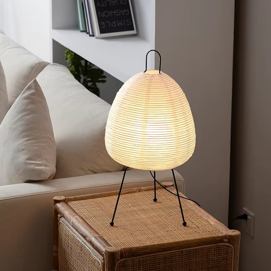 Modern Floor Lamp - Rice Paper Japanese Design