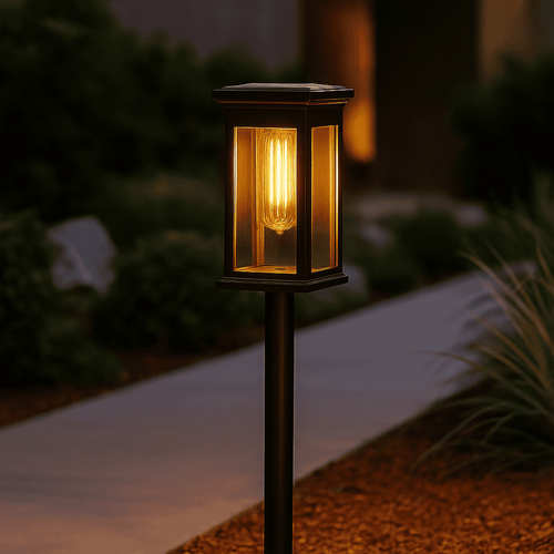 Solar Lights Outdoor LED - Rechargeable Garden Lighting