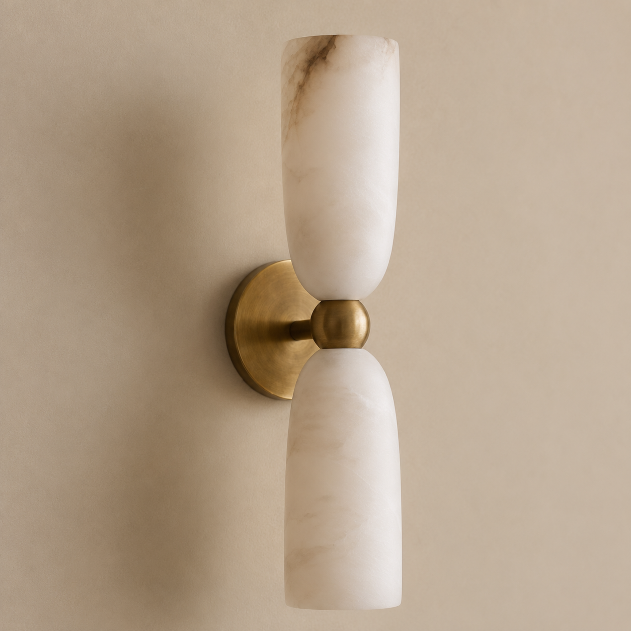 Marble Wall Light - Modern Natural Stone Sconce