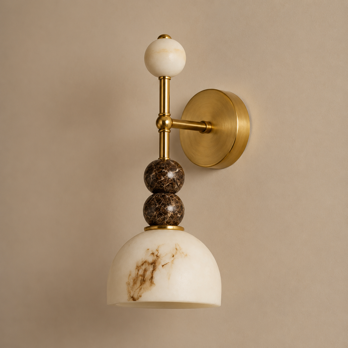 Marble Wall Light French Style - Luxury Natural Stone