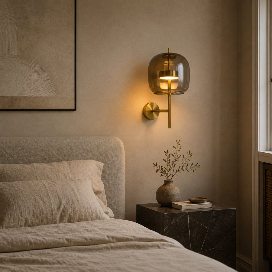 Stained Glass Wall Light - Modern Contemporary Sconce