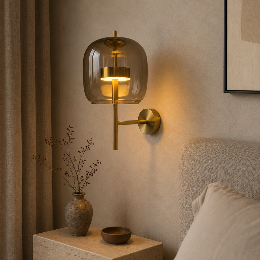 Stained Glass Wall Light - Modern Contemporary Sconce