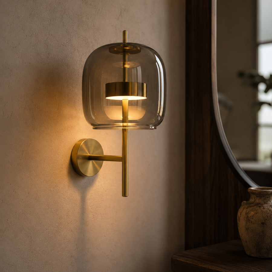 Stained Glass Wall Light - Modern Contemporary Sconce