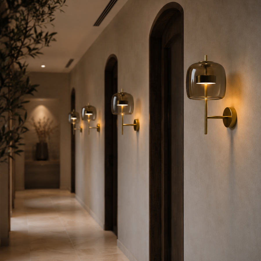 Stained Glass Wall Light - Modern Contemporary Sconce