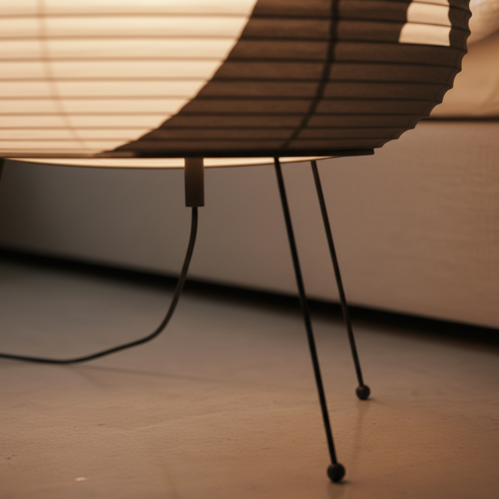 Modern Floor Lamp - Rice Paper Wabi Sabi