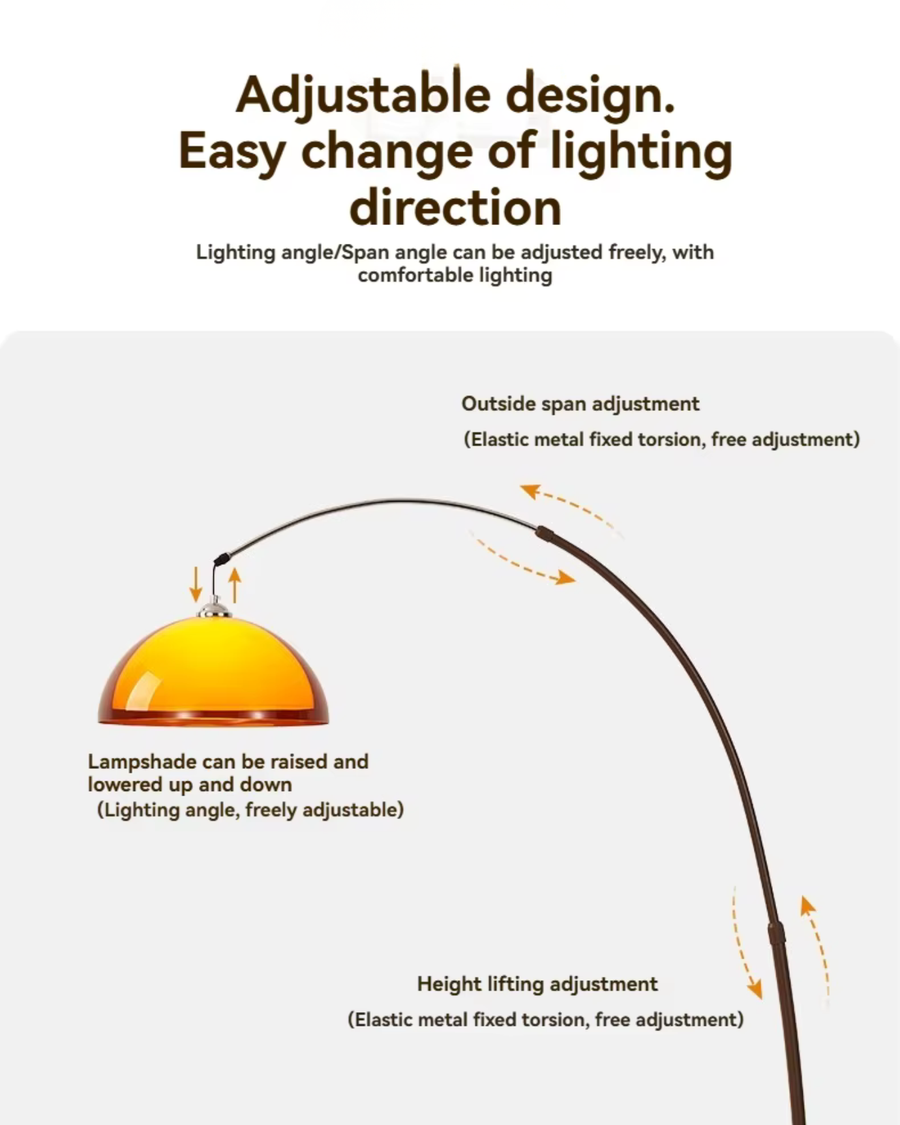Modern Floor Lamp - Arc Standing Light