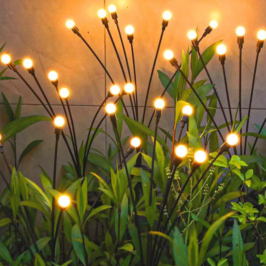 Elegant Solar Firefly Garden Lights | Waterproof Outdoor Lighting with 120 Lumens for Stunning Gardens or Patios