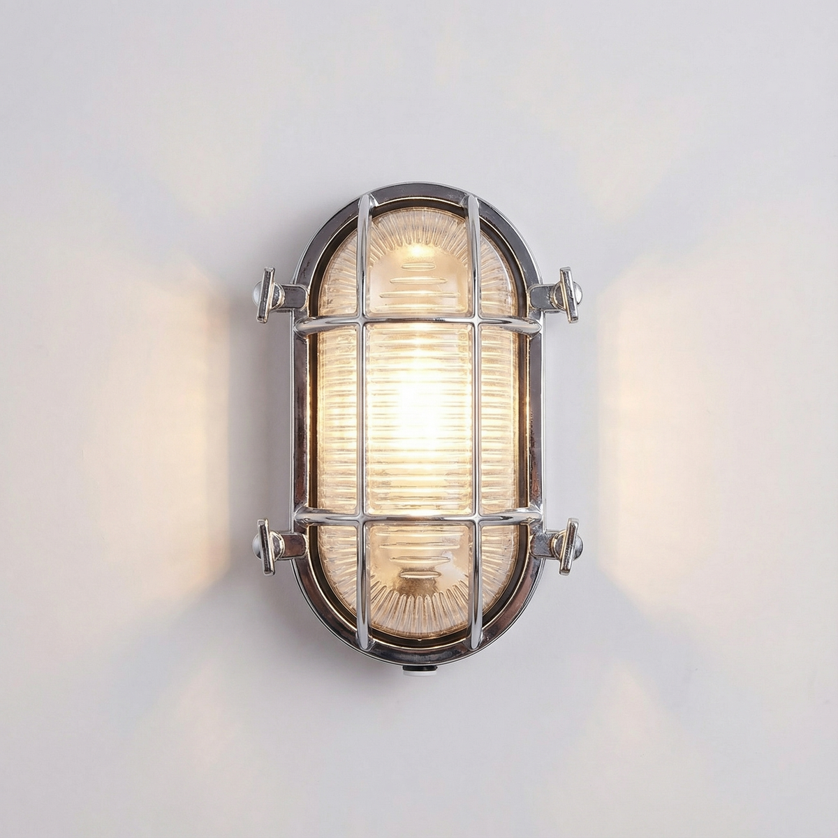 Industrial Outdoor Wall Light – Waterproof Cage Sconce