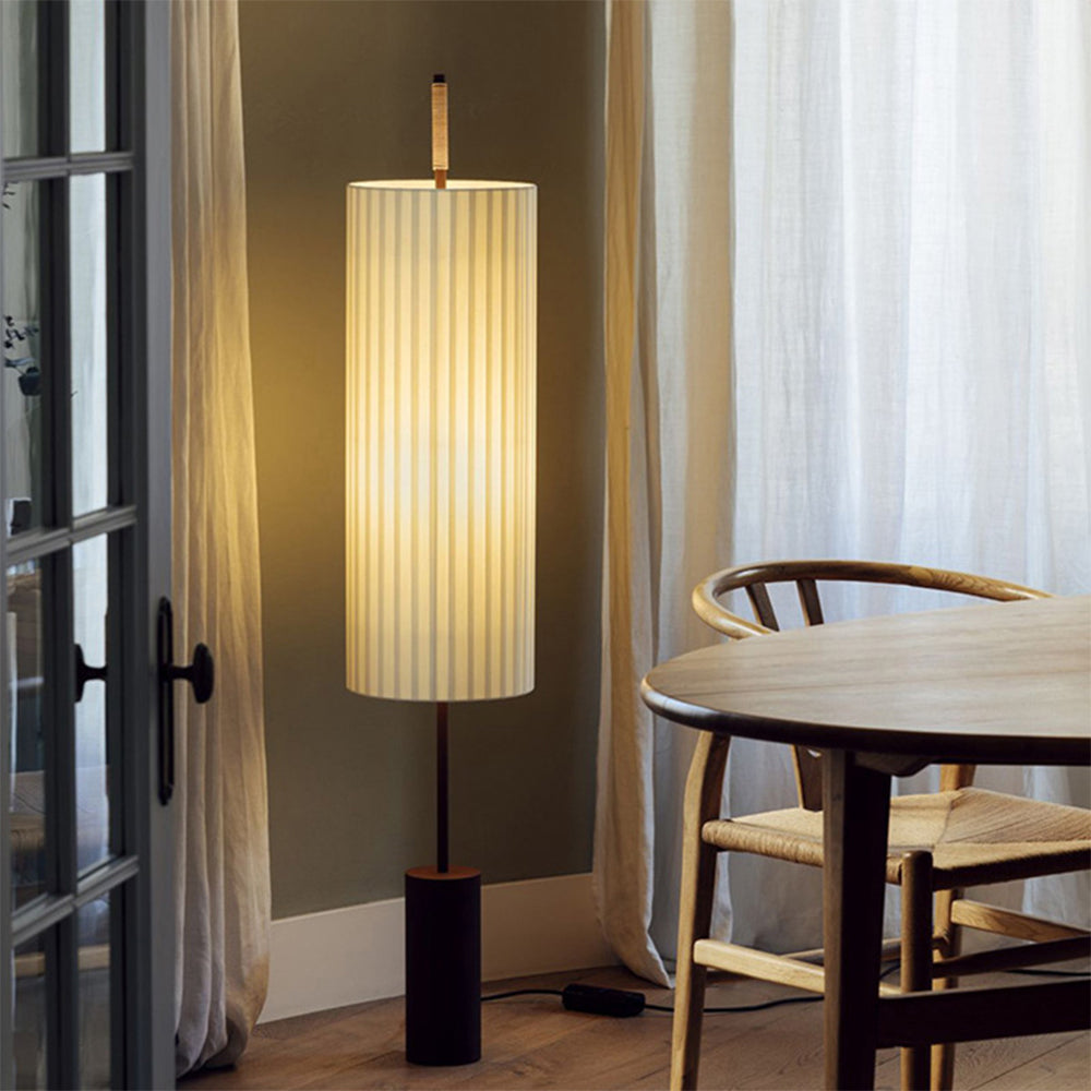 Modern Floor Lamp - Japanese Fabric Design