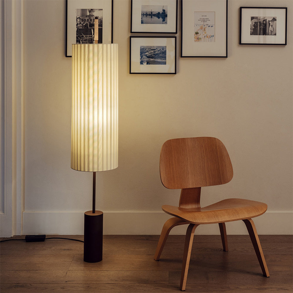 Modern Floor Lamp - Japanese Fabric Design