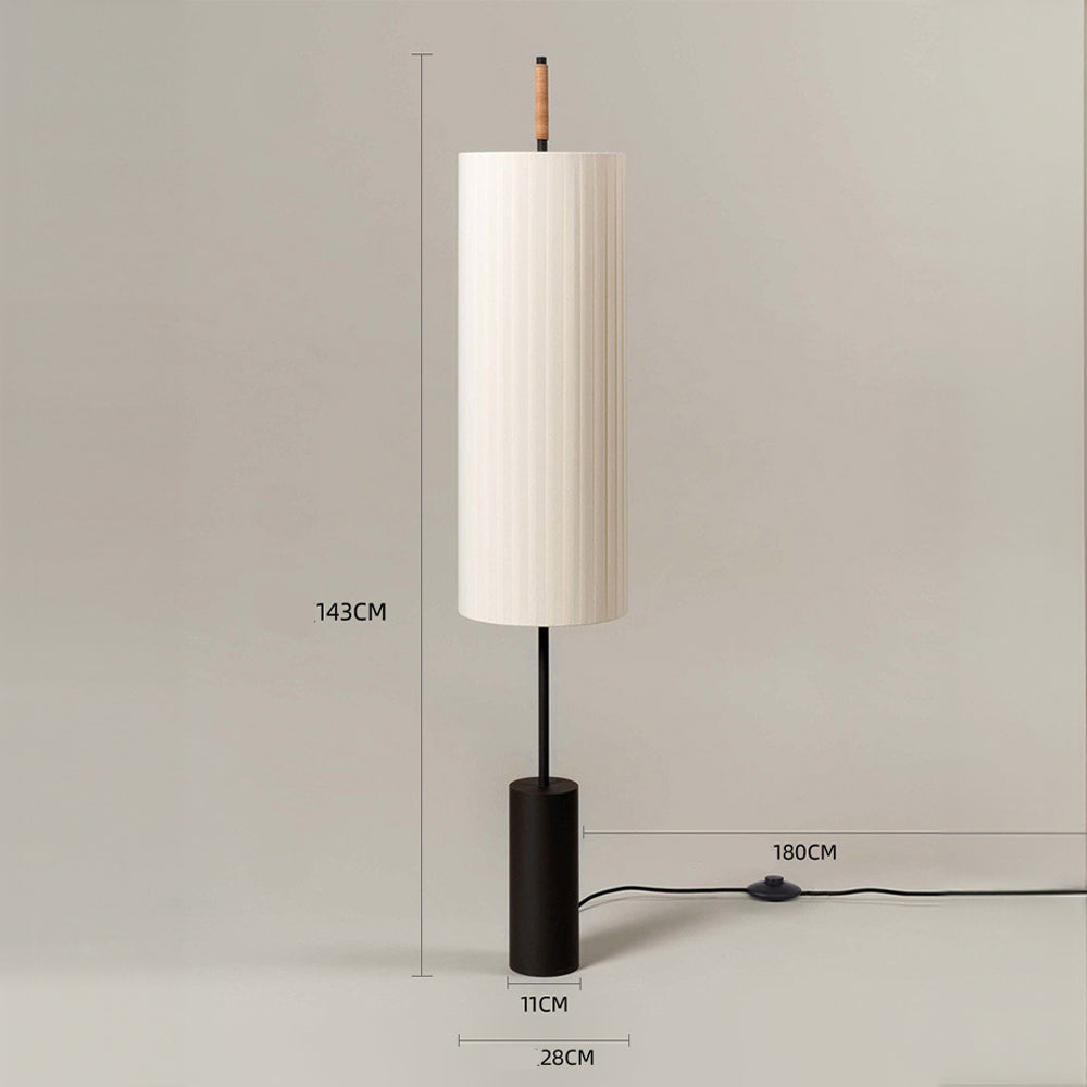 Modern Floor Lamp - Japanese Fabric Design
