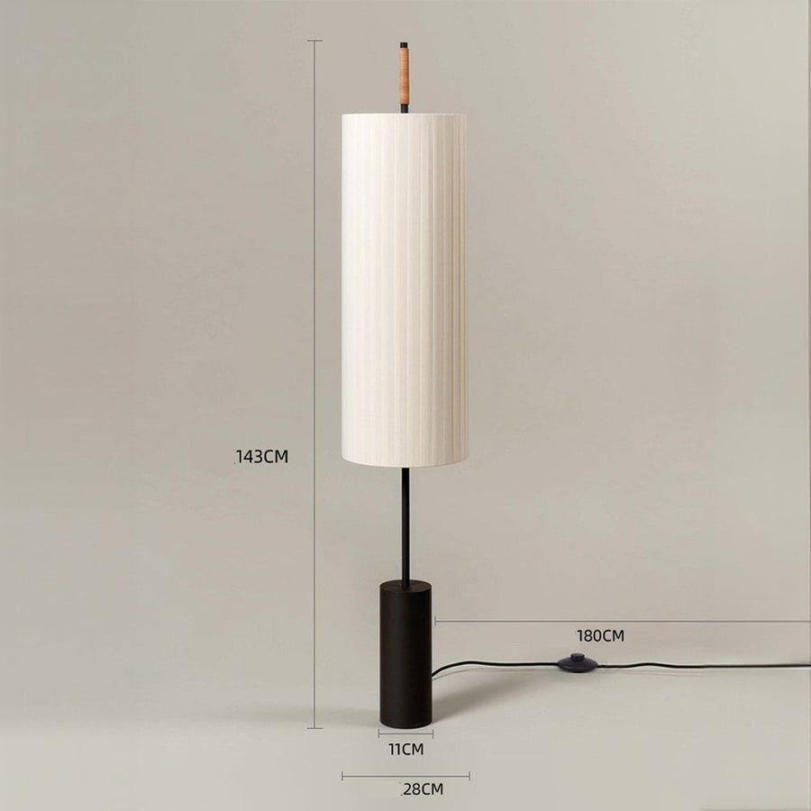 Modern Floor Lamp - Japanese Fabric Design