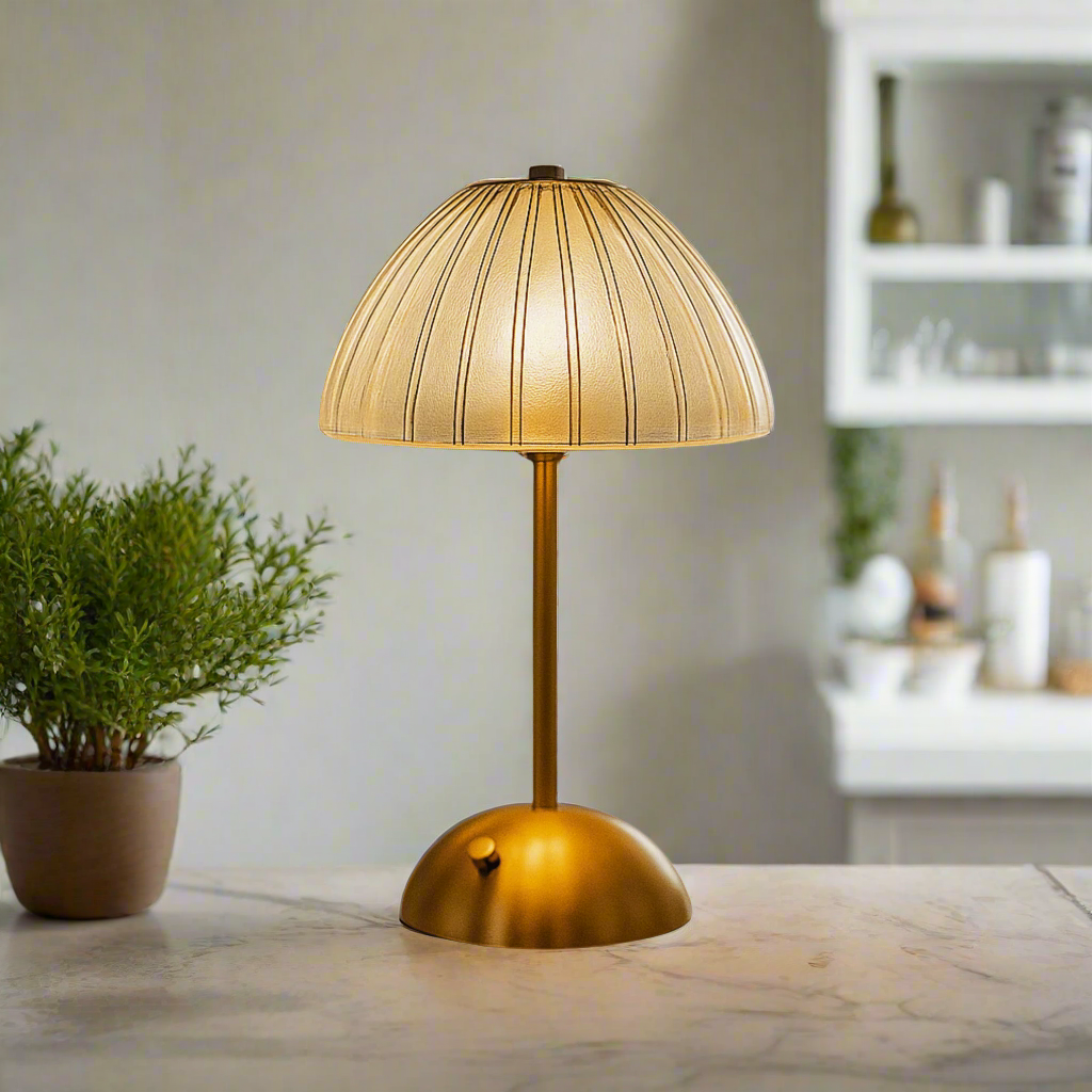 Crystal Table Lamp Rechargeable - Touch Control LED
