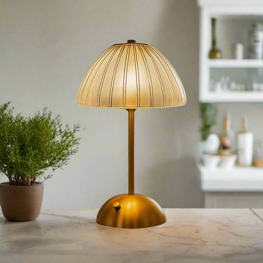 Crystal Table Lamp Rechargeable - Touch Control LED