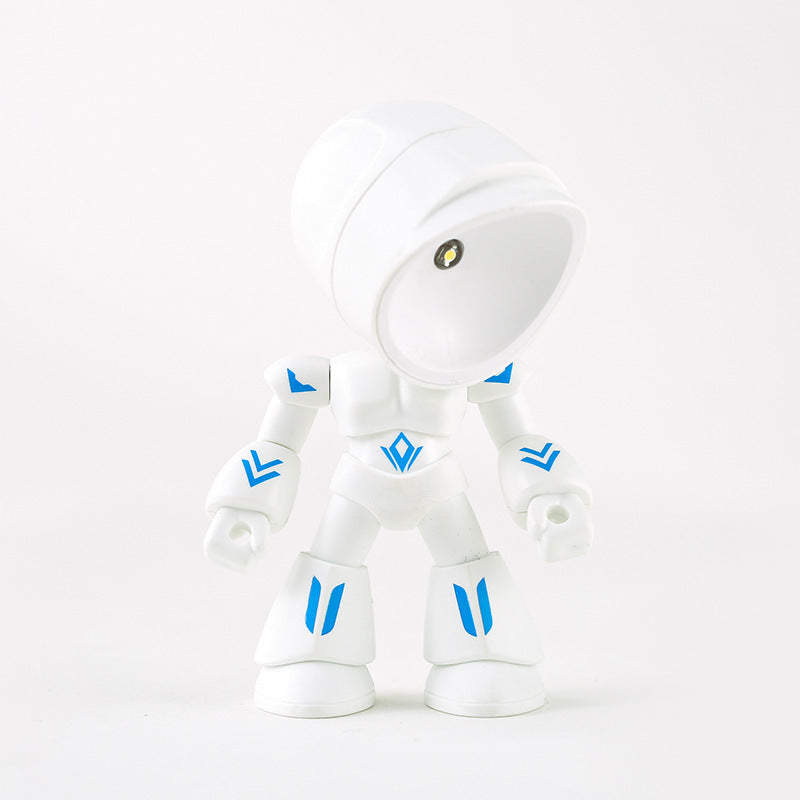 Robot LED Night Light – Colourful Bedside Lamp