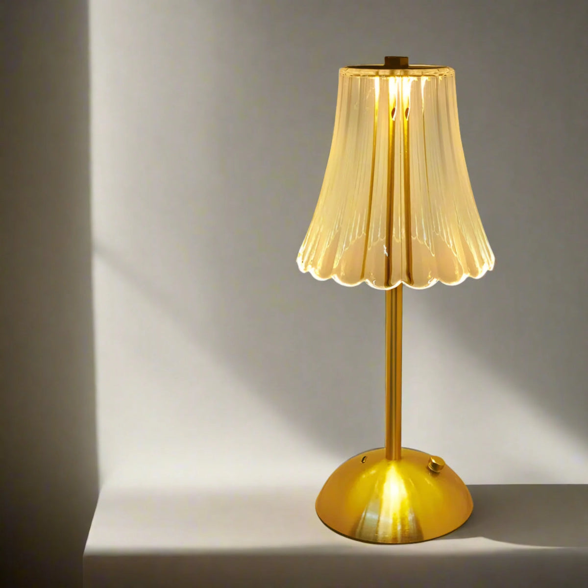 Crystal Table Lamp Rechargeable - Touch Control LED