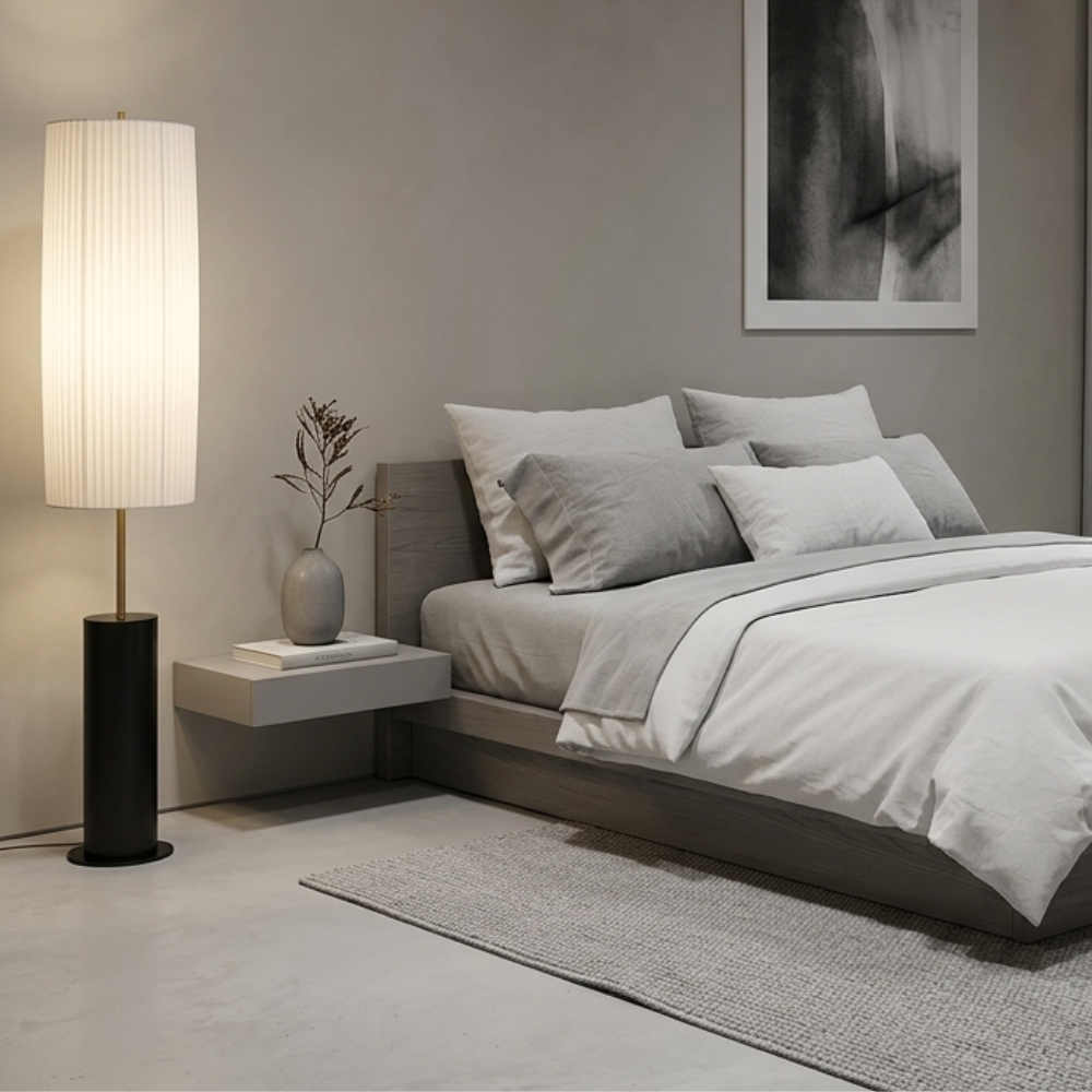 Modern Floor Lamp - Japanese Wabi Sabi Design