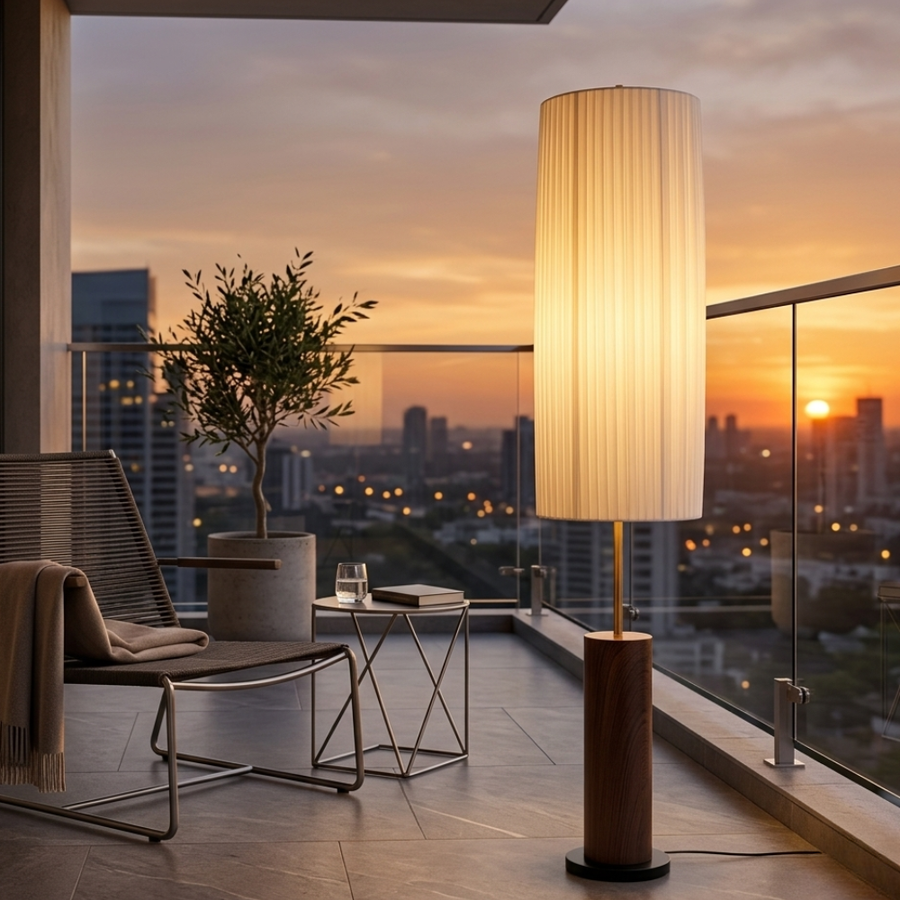 Modern Floor Lamp - Japanese Wabi Sabi Design