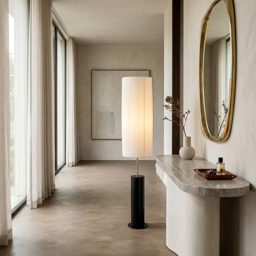 Modern Floor Lamp - Japanese Wabi Sabi Design