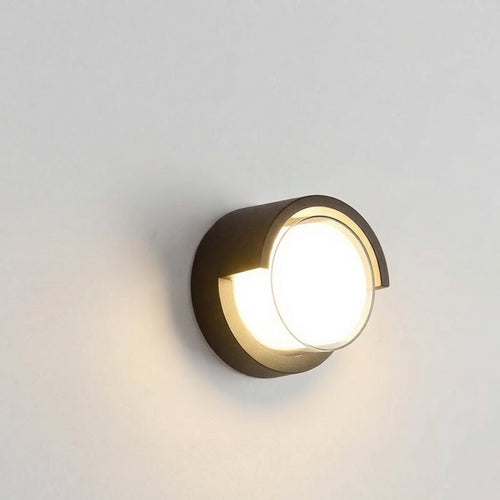 12W Round Outdoor LED Wall Light – Warm or Cool White