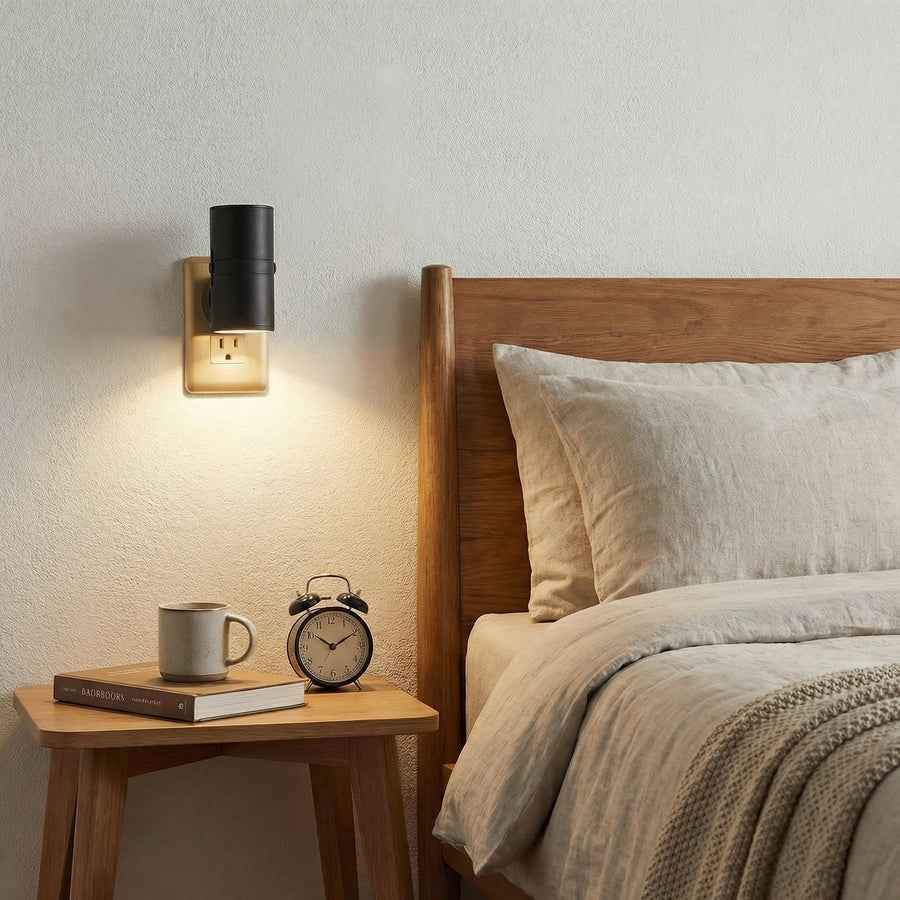Plug-In Cylinder Wall Light – Up/Down Accent Lamp