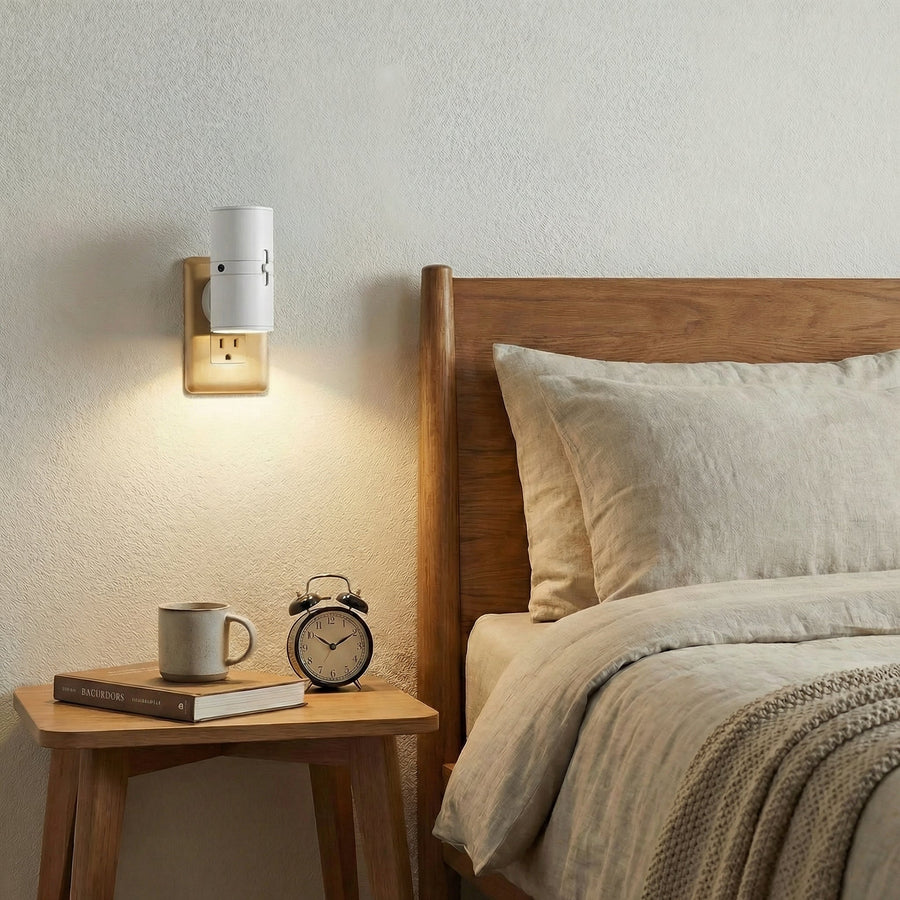 Plug-In Cylinder Wall Light – Up/Down Accent Lamp