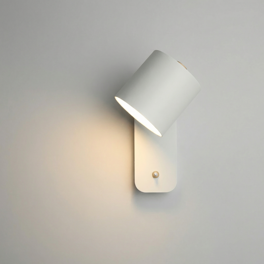 Adjustable Wall Light with Switch – Nordic Bedside Lamp