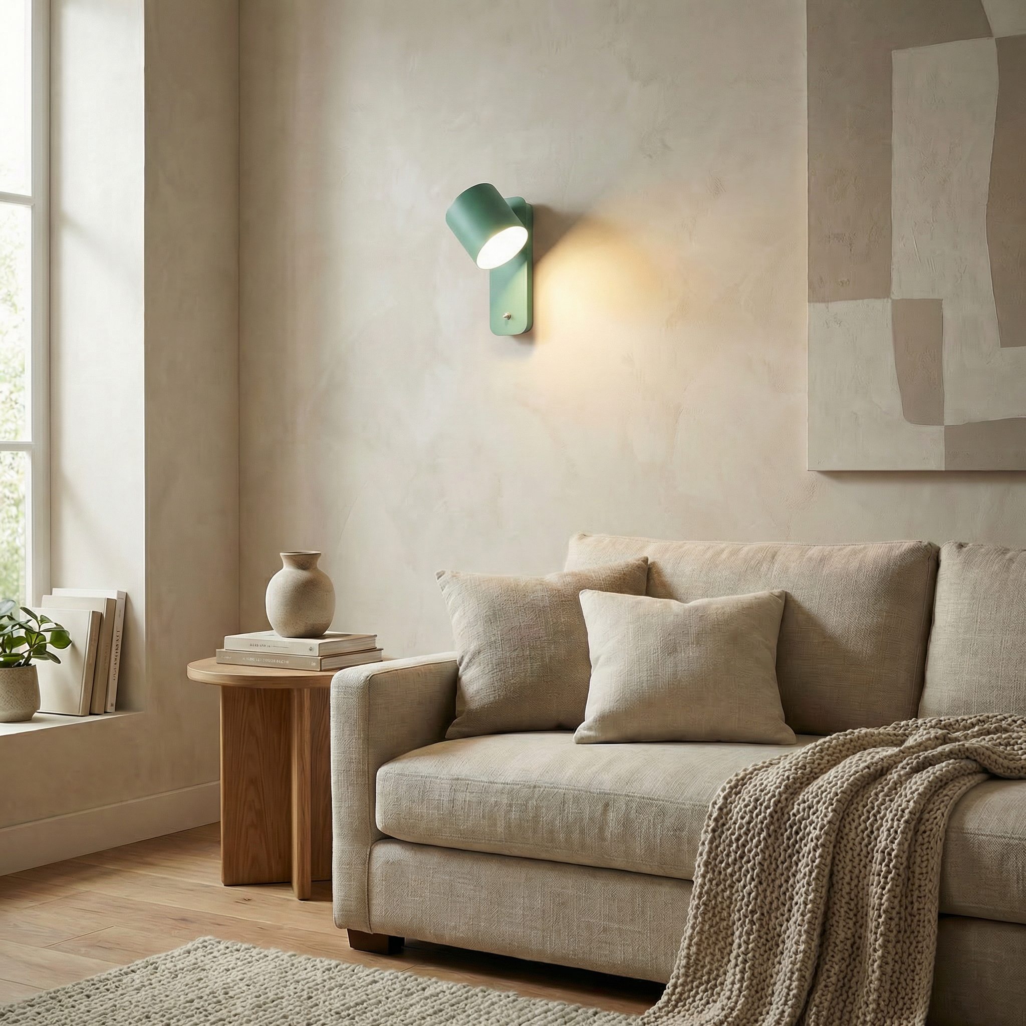 Adjustable Wall Light with Switch – Nordic Bedside Lamp