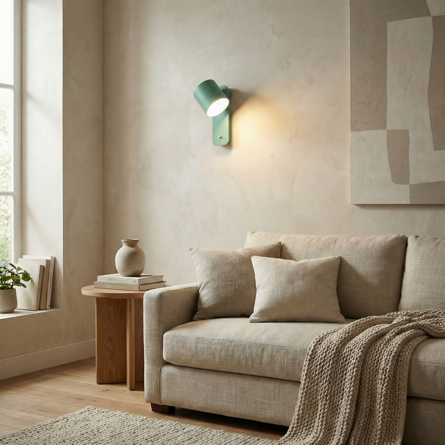 Adjustable Wall Light with Switch – Nordic Bedside Lamp