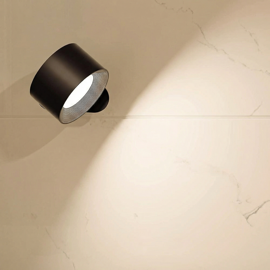 Rechargeable LED Wall Light – 360° Rotating Magnetic Lamp