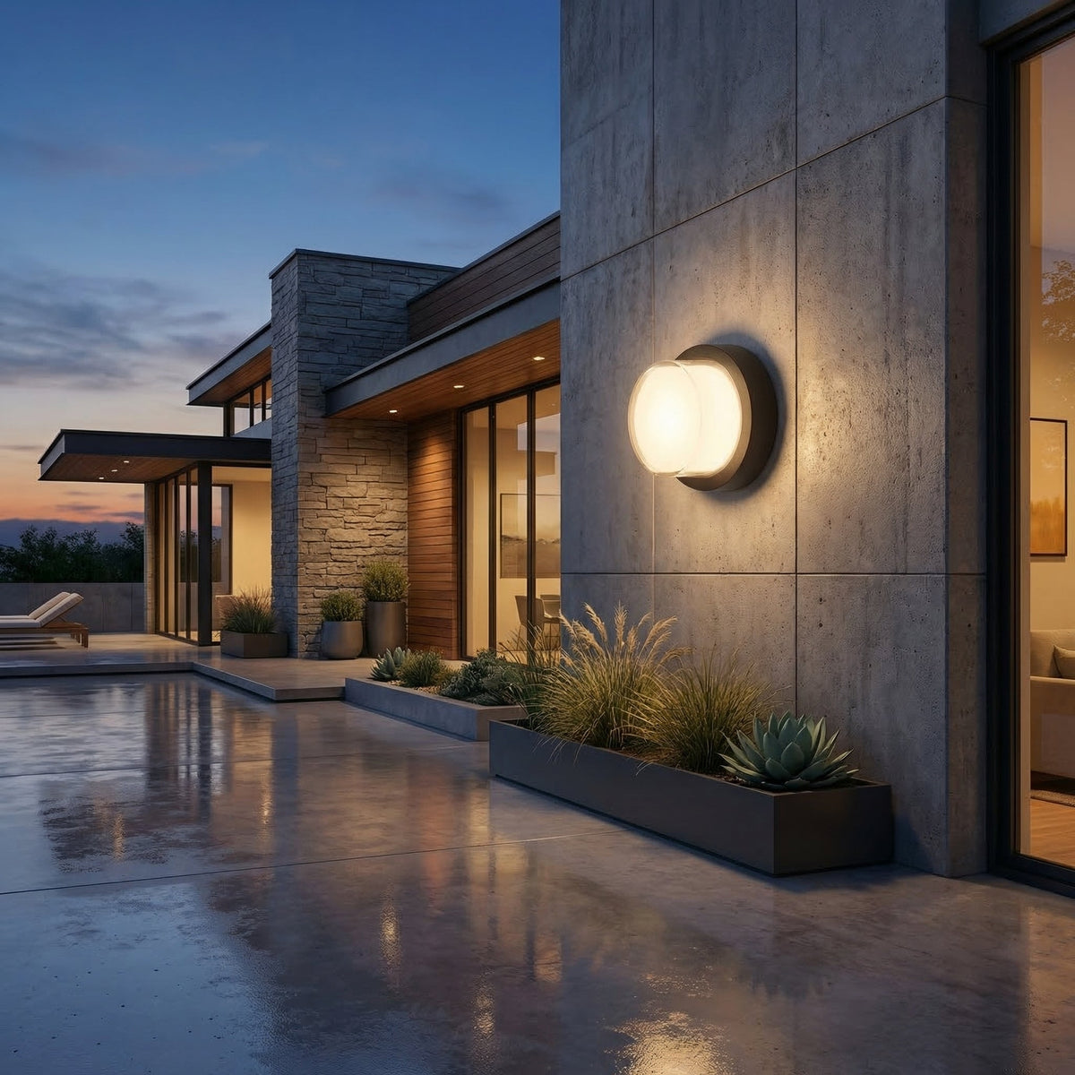 IP65 Outdoor LED Wall Light – 12W Garden & Patio Lamp