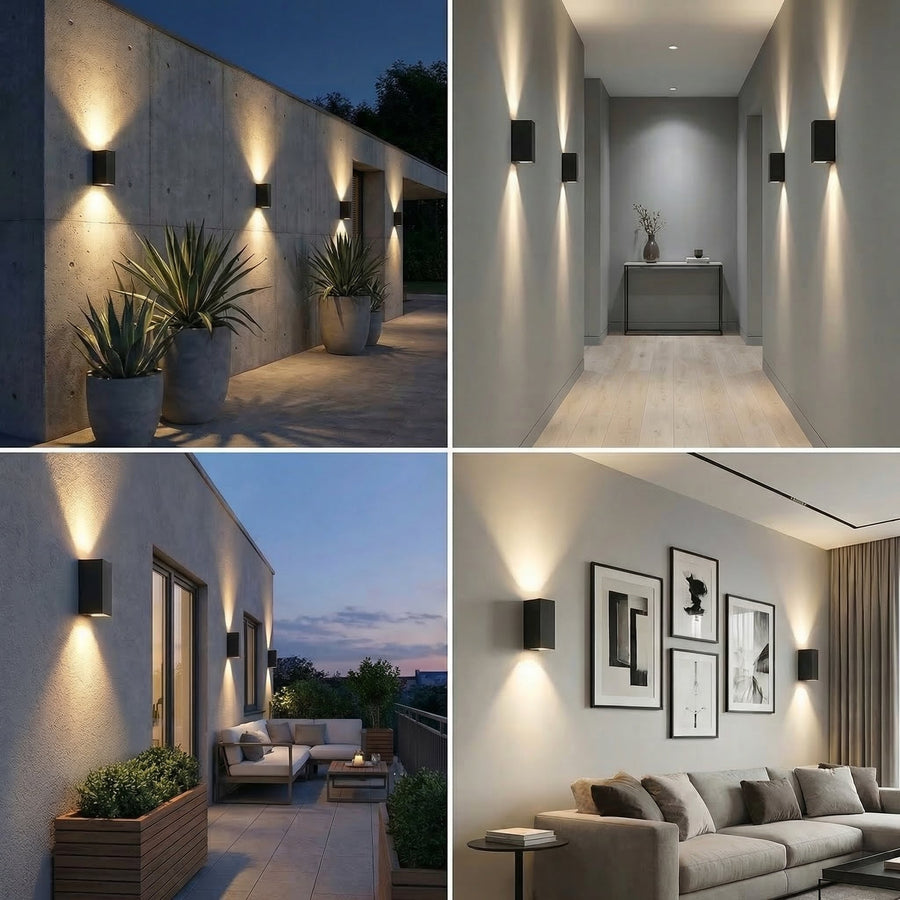 6W Slim Up & Down Wall Light – Indoor & Outdoor LED
