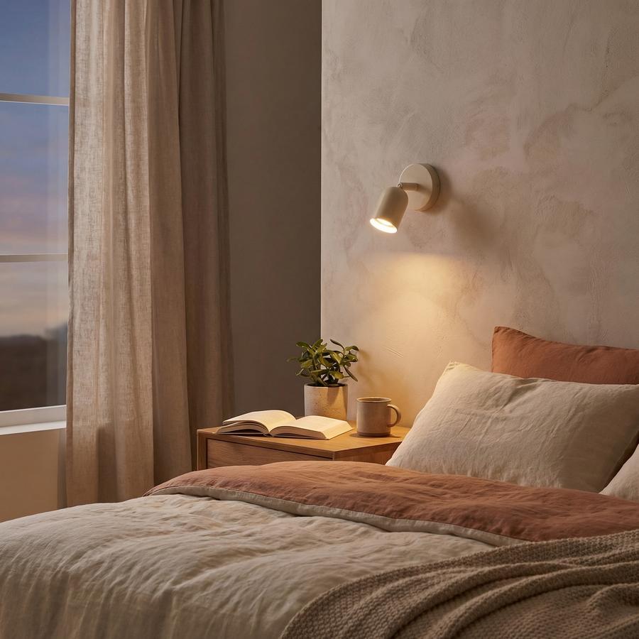 Adjustable LED Wall Spotlight – Nordic Bedside Reading Light