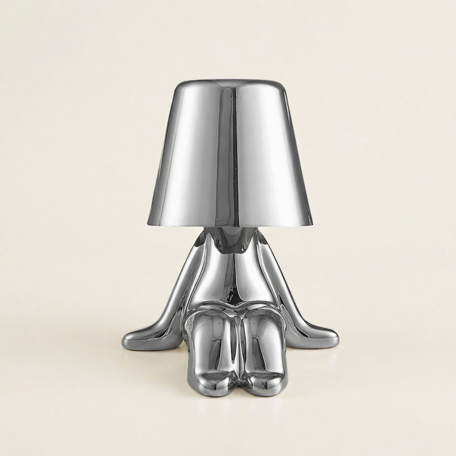 Rechargeable Thinker Table Lamp – USB LED Sculpture Light